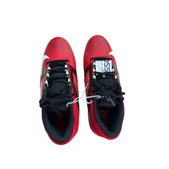 NEW Nike Alpha Menace 4 Pro Football Cleats Red White FD7037-600 Men’s Sz 12 - Picture 7 of 11